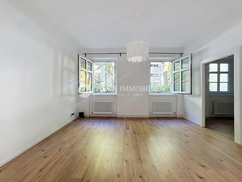 Grünes Westend: Helle 3-Zimmer-Wohnung mit Loggia und Einbauküche — photo 1
